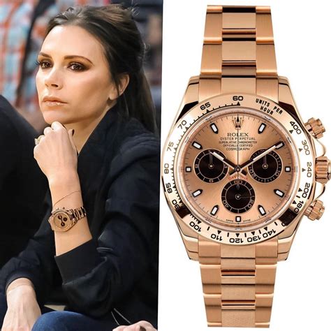 victoria Beckham Rolex gold